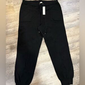 Chico's Black Sweater Joggers